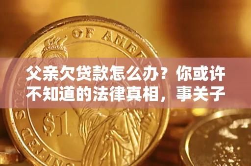 济南父亲欠贷款怎么办？你或许不知道的法律真相，事关子女未来