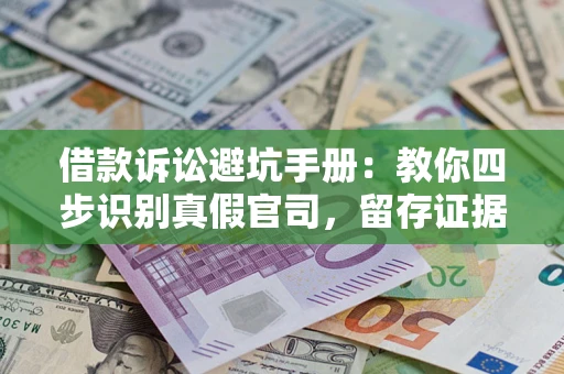 济南借款诉讼避坑手册：教你四步识别真假官司，留存证据不踩雷