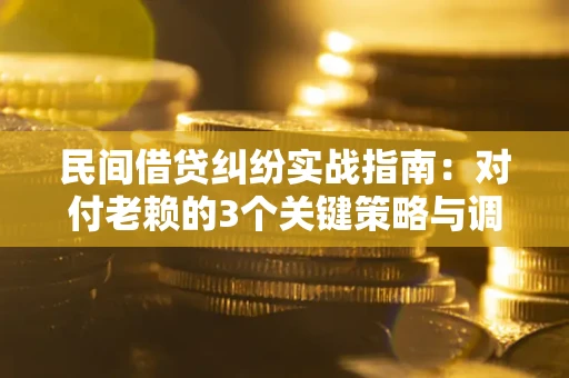 济南民间借贷纠纷实战指南：对付老赖的3个关键策略与调解盲区解析