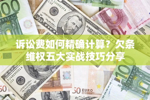 济南诉讼费如何精确计算？欠条维权五大实战技巧分享