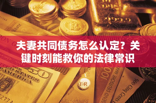 济南夫妻共同债务怎么认定？关键时刻能救你的法律常识