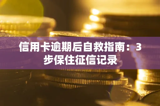 济南信用卡逾期后自救指南：3步保住征信记录